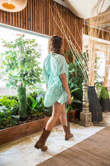 Blusa kimono lotus